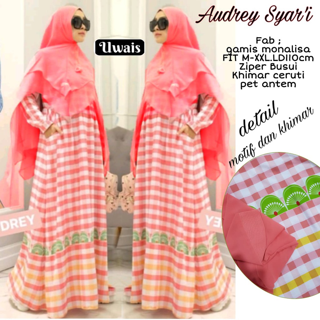 DRESS GAMIS MONALISA AUDREY BY UWAIS