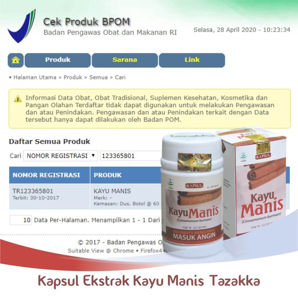 ORIGINAL - 𝐄𝐊𝐒𝐓𝐑𝐀𝐊 𝐊𝐀𝐘𝐔 𝐌𝐀𝐍𝐈𝐒 Kapsul - Cinnamomum burmannii Bantu Herbal Kaya Antioksidan Izin BPOM