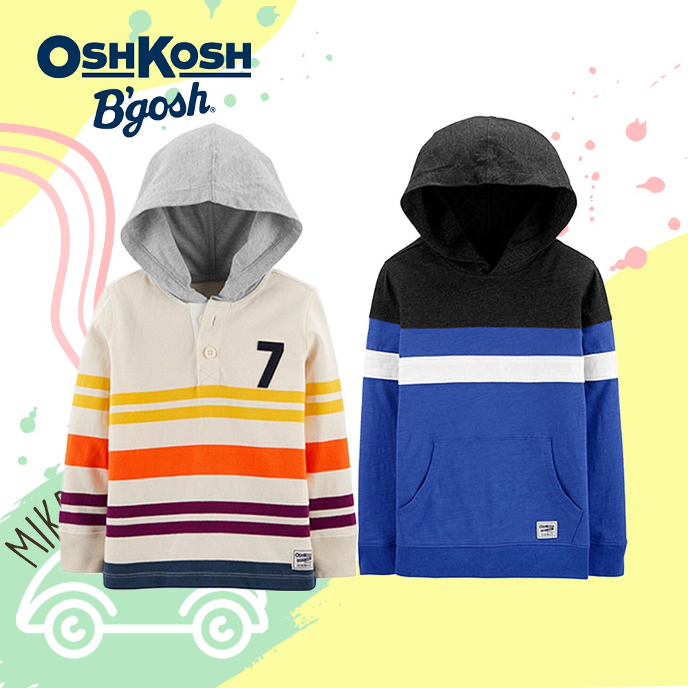 Oshkosh Tshirt Hoodie Anak Laki-laki Branded Original