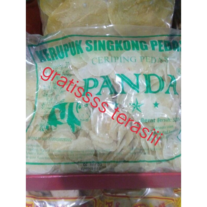 

krupuk singkongg pedas.. 200gr