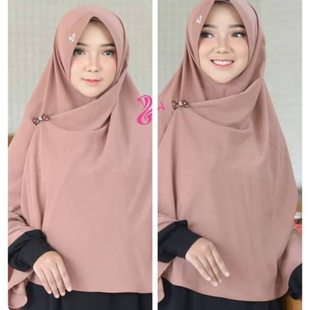 Warna mocca/hijab daily/hijab syandana
