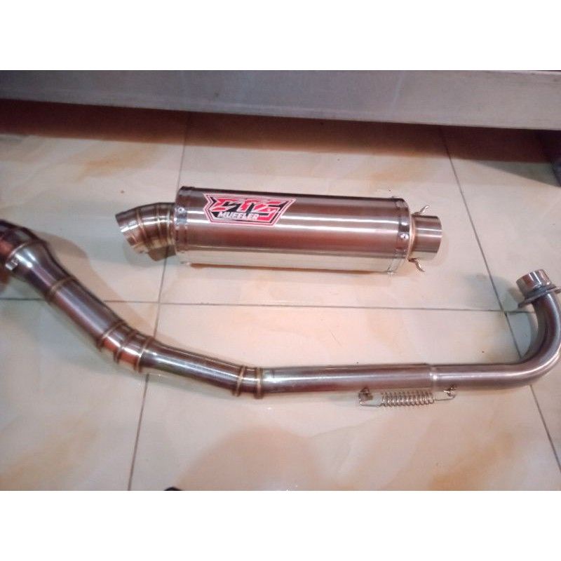 KNALPOT RACING CTS LEHER KOLONG BEBEK PNP JUPITERZ KARISMA SHOGUN SUPRA BLADE SMASH C70 ASTREA GRAND