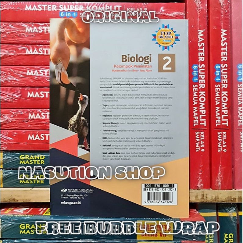 Buku Biologi Kelas 2 / XI 11 SMA K13 Revisi Erlangga Original-1