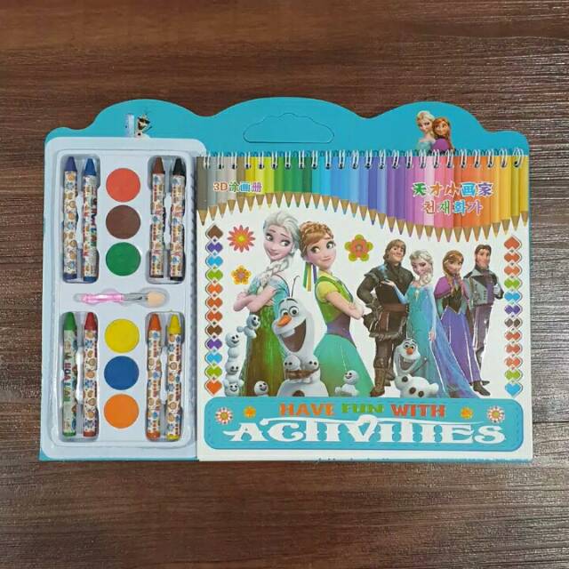Buku menggambar anak frozen