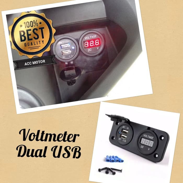 [NEW] NMAX VOLTMETER CHARGER NMAX PENGUKUR TEGANGAN AKI ACCU NMAX