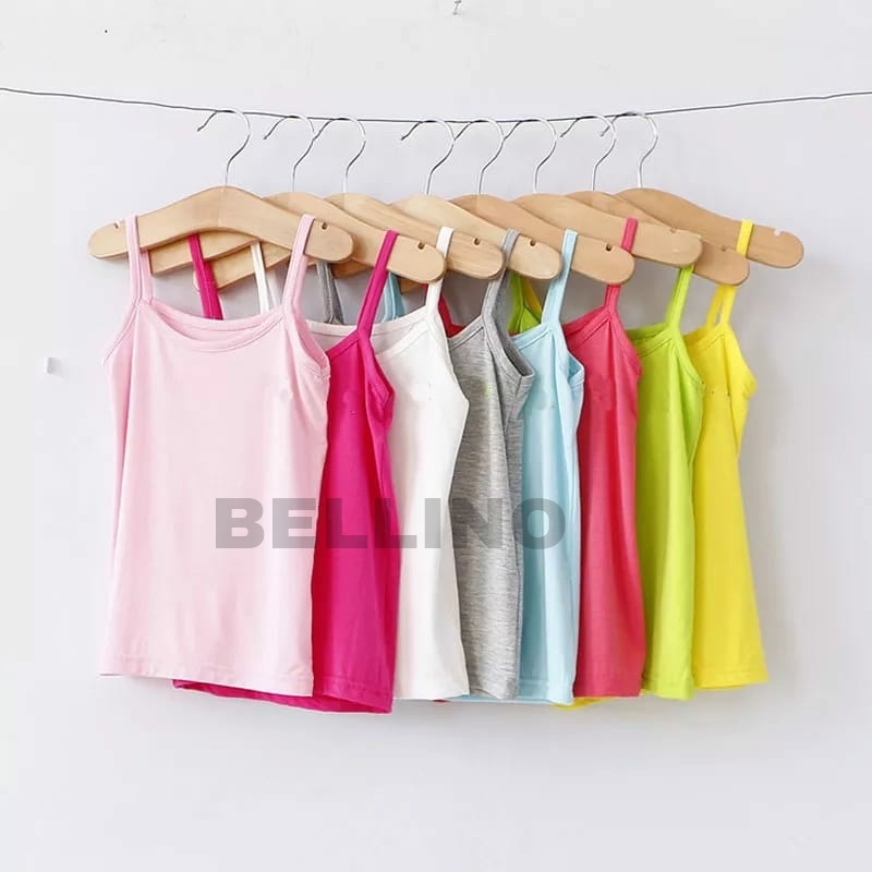 Tangtop Anak Cewek Murah Allsize Bahan Adem Kaos Dalam Anak Perempuan Tanktop Tali Anak Perempuan Bahan Adem Allsize Singlet Anak Cewek Tali Kecil Tengtop Tentop Tank Top