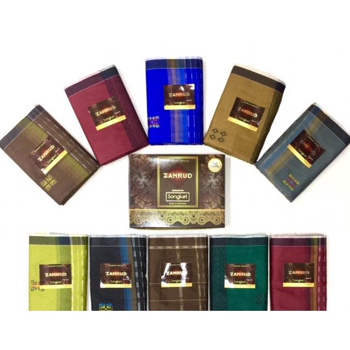 Sarung Tenun Zamrud Songket (Grosir)