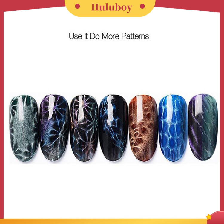 Huluboy Huluboy♡ Pen Magnetik Dua Sisi Untuk Kutek Gel UV 3D DIY