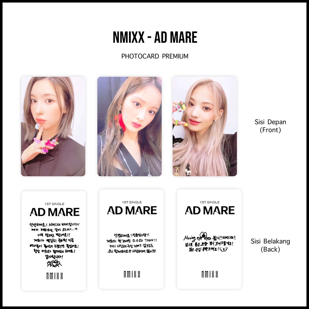 [SET] Photocard Nmixx Ad Mare