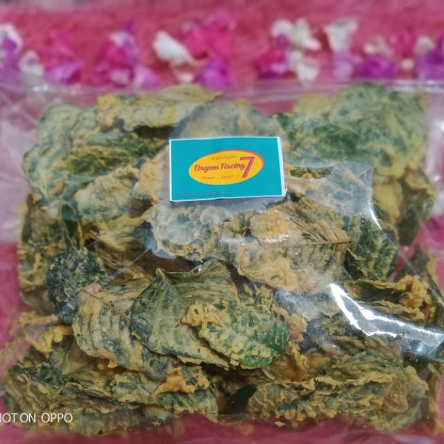 

Keripik bayem/ Bayem Crispy 500gr
