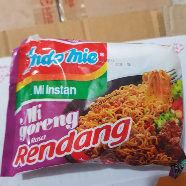 

INDOMIE MI GORENG RENDANG