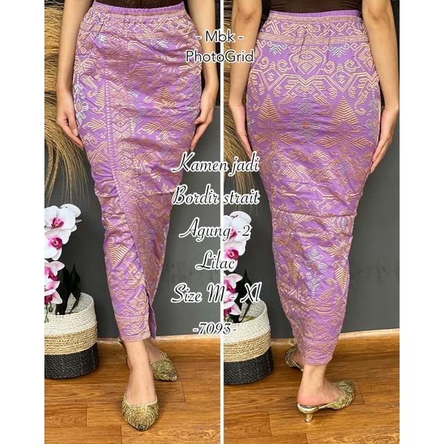 ROK BORDIR TRSULA 1 DAN TRSULA 2-Lilac