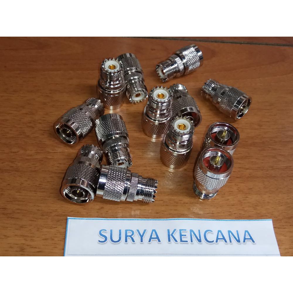 KONEKTOR N MALE TO PL MALE N TO PL259 FEMALE