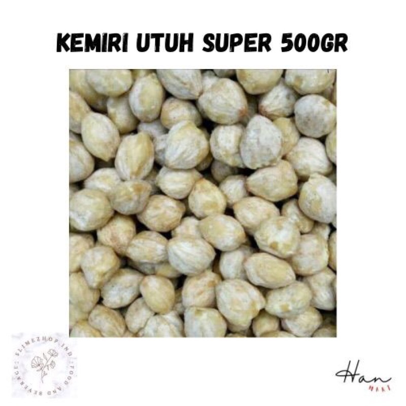 

KEMIRI UTUH SUPER 500gr