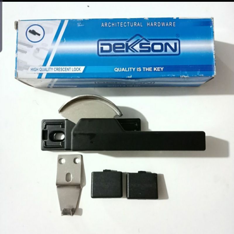 Rambuncis Jendela Aluminium Dekson CL-DKS 393 BK-R - Slot Kunci Jendela Dekson