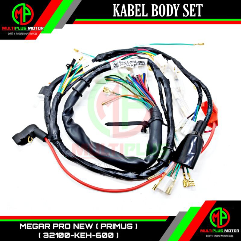 Kabel body Kabel bodi set Kabel bodi motor MEGAPRO NEW,MEGAPRO PRIMUS,MEGA PRO PRIMUS,MEGA PRO HIU,M