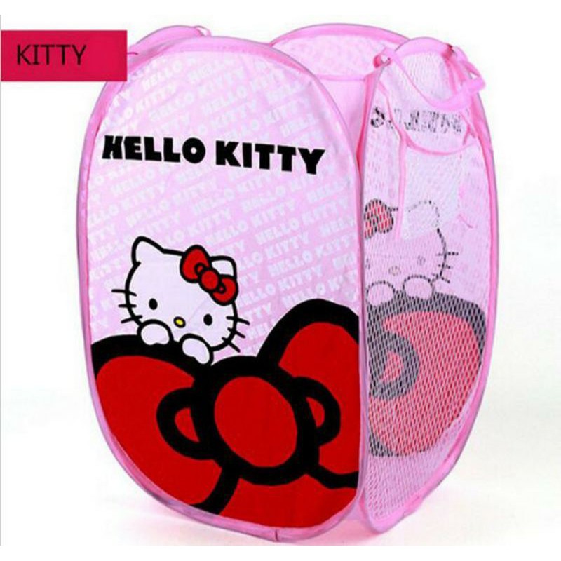 keranjang pakaian lipat karakter / loundry basket