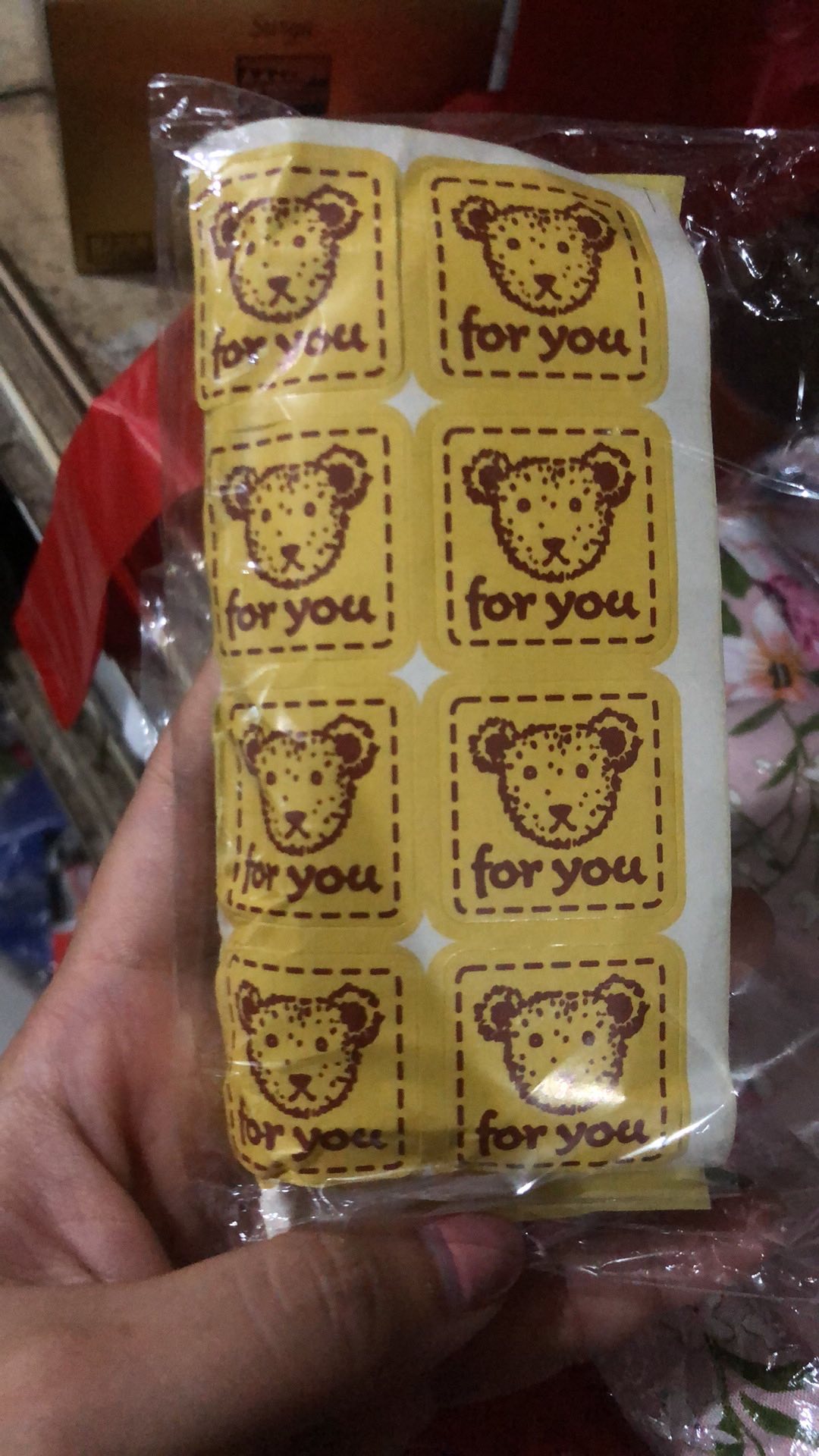 Sticker Label Kue Roti Donat Cookies Fancy Stiker (3)