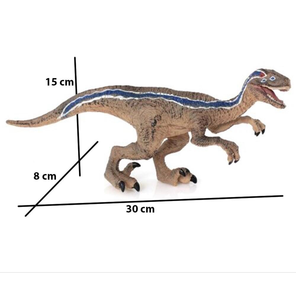 New Canna Pajangan Dinosaurus Velociraptor - Dino Reptor