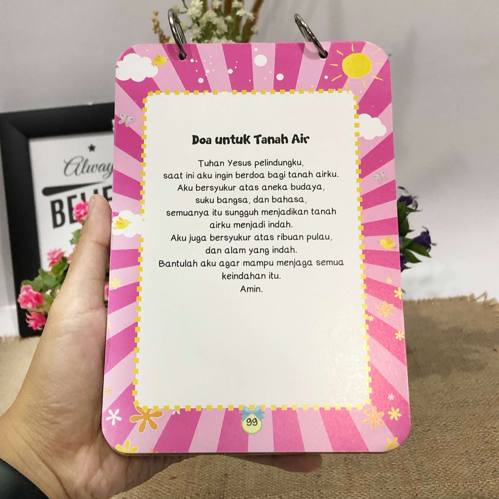 Buku 100 DOA ANAK TERLENGKAP Flash Card Doa Katolik - Anna Catherine Best Seller-4