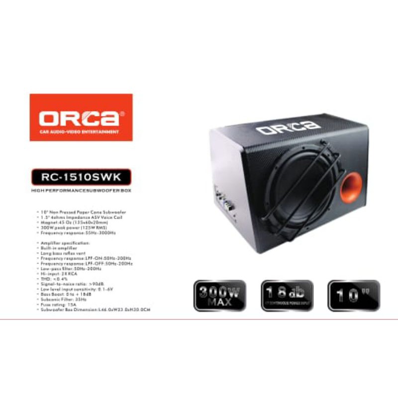 subwoofer aktif 10" ORCA