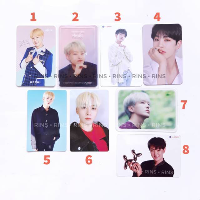 Seventeen Hoshi  Seungkwan The Saem AO+ DICON Photocard