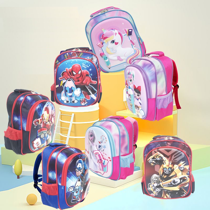 YX881R-TK13&quot; Ransel 3D Timbul Tas Anak Sekolah Lakilaki Tas Anak Sekolah Perempuan Backpack Import TAS SEKOLAH TAS RANSEL ANAK TAS ANAK TAS SEKOLAH ANAK TAS ANAK TK TAS RANSEL SEKOLAH