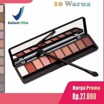 Lomira 10 Colors Eyeshadow &amp; Blush On Palette