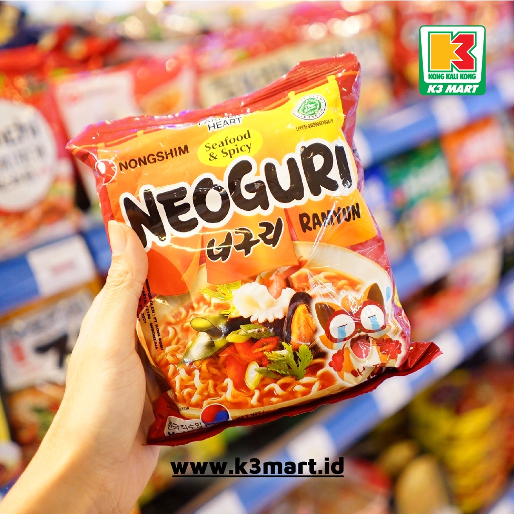 

Nongshim Neoguri Seafood & Spicy Ramyun Pack 120gr
