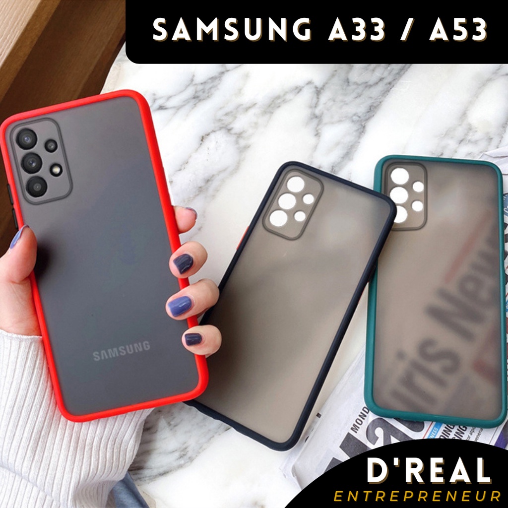 Casing Ponsel Matte Samsung A33 / A53 5G Tembus Pandang untuk My Choice