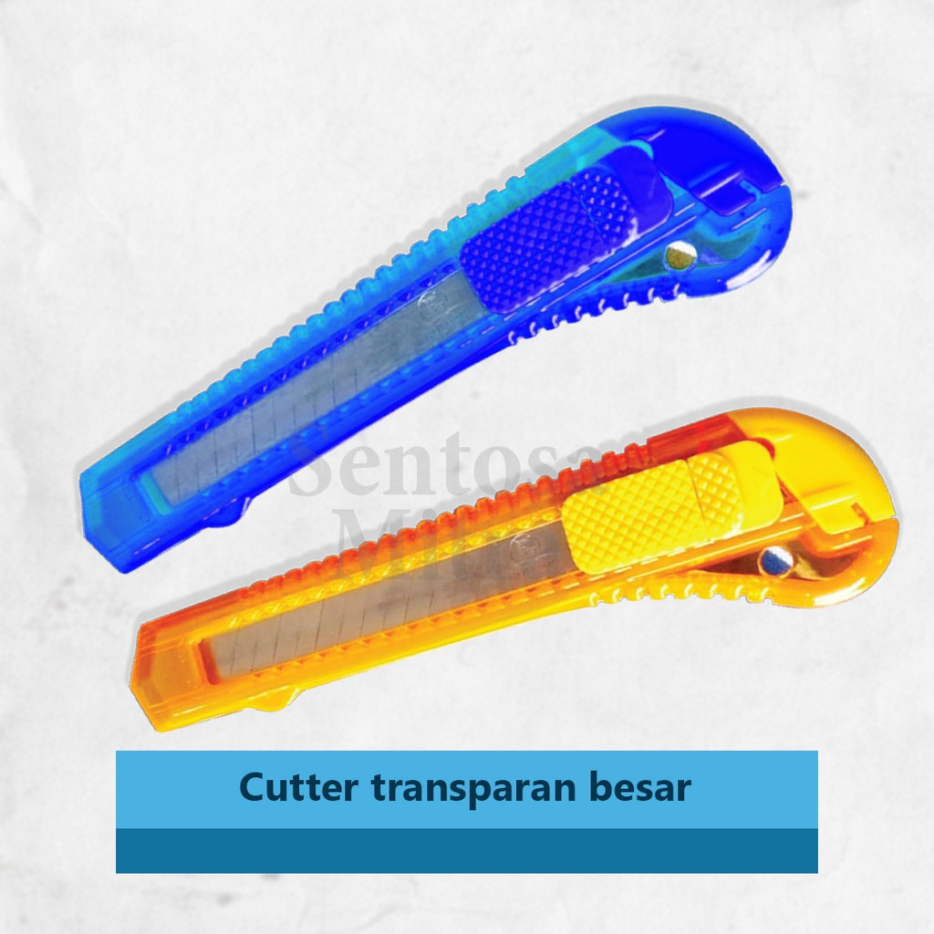 

Pisau Cutter Transparan Besar