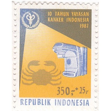

Perangko 10 Tahun Yayasan Kanker Indonesia (1987)