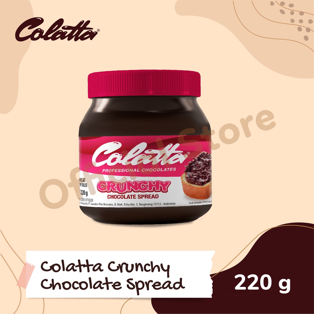 COLATTA CRUNCHY CHOCOLATE  SPREAD 220gr