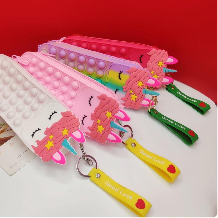 

❤[Layak Dibeli!!!]❤ Kotak Pensil Pop It Unicorn paling murah