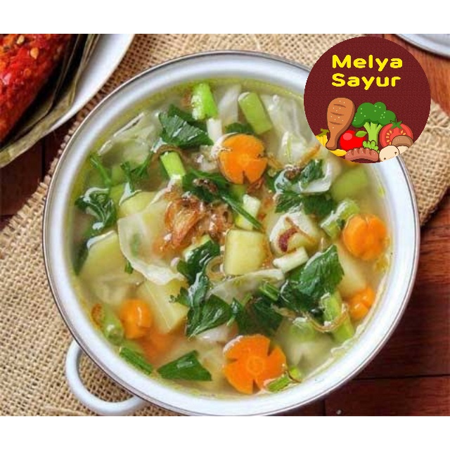 

Sayuran segar - Sayur sop sopan lengkap melyasayur