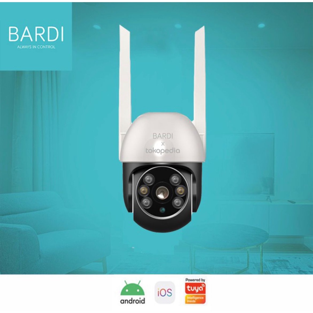 [EXCLUSIVE] BARDI IP Camera Outdoor PTZ  IPCAM 1080p Wifi HOME Termurah GARANSI Resmi