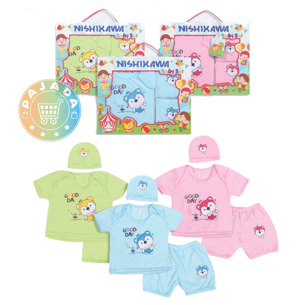 Paket Hadiah Hampers Baju Set Bayi - Baby Gift Set Newborn Nishikawa