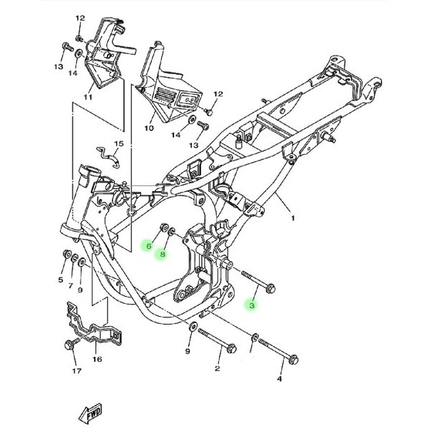 Unik Baut Mur Dan Ring Mesin Ke Rangka Bagian Belakang Rx King Asli Ori Original Yamaha Ygp Terbaik Shopee Indonesia