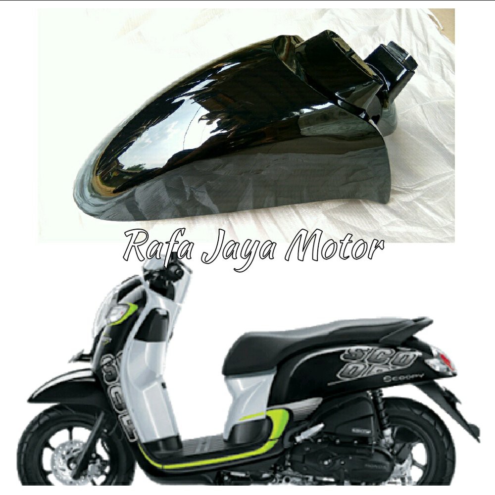 Motor Scoopy Terbaru 2018 Warna Hitam | motorcyclepict.co