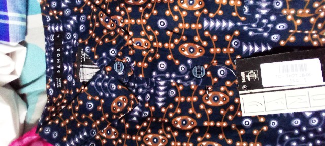 Gof Brsc Damor (cressida) Kemeja Batik Cowok Pakaian Pria Baju Batik Dewasa Lengan Pendek