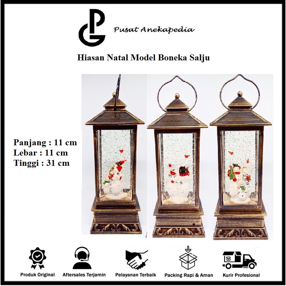 Hiasan Natal - Lampu Natal - Accesoris Natal Model Lampu Gantung
