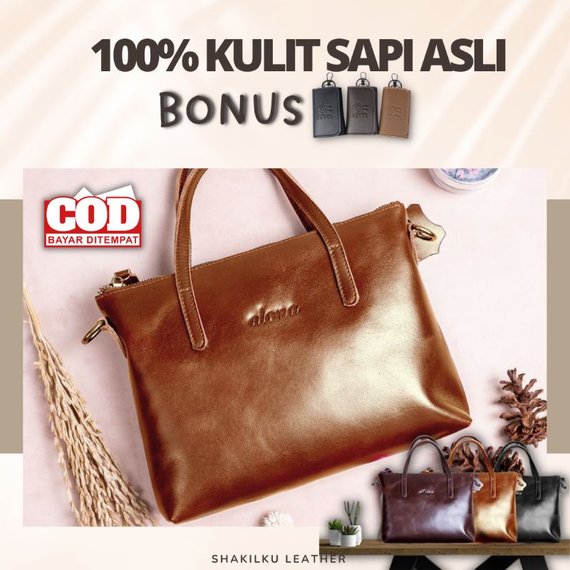 Tas kulit wanita Alona premium bag