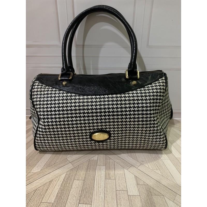 SALE Gobelini Handbag Black/White Original Store Preloved