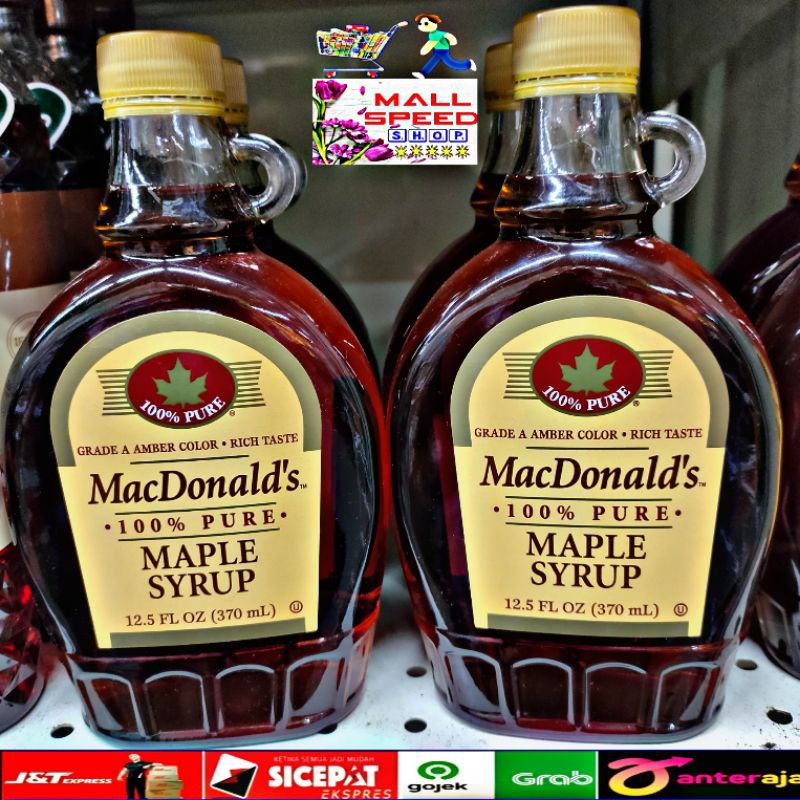 

Mcdonald Mac Mc Donald Donald's Donalds Sirup Mapel Maple Syrup 370 ml