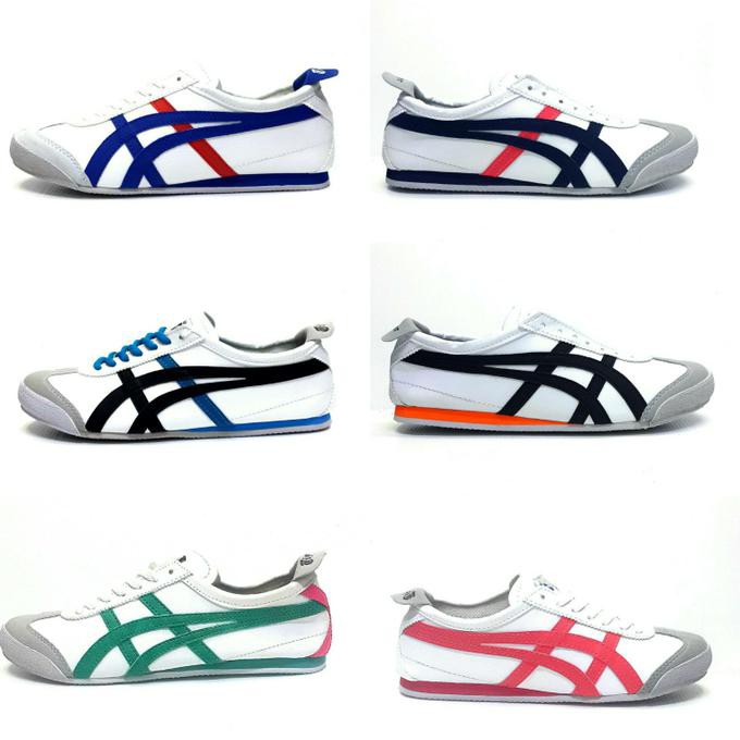 Cantik Onitsuka Tyger Size 36 - 40 Sepatu Wanita Sneakers Casual Kulit Putih Terlaris!