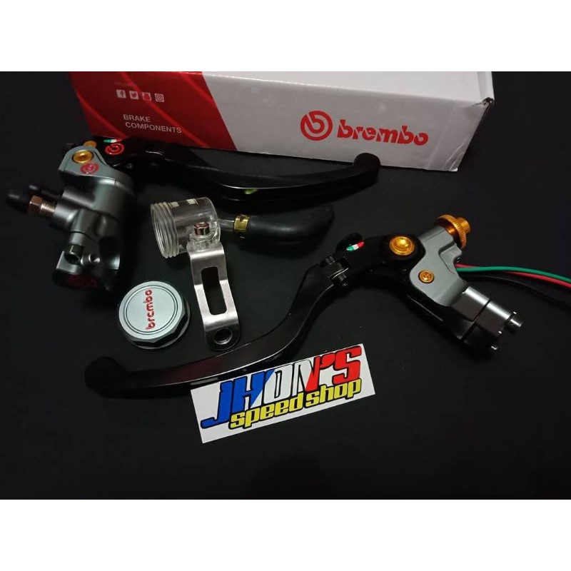 master rem brembo gp cnc + handle kiri