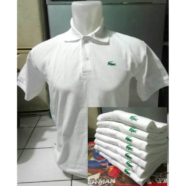KAOS DISTRO POLO TSHIRT LACOSTE BAJU T SHIRT KERAH PRIA EKSKLUSIF