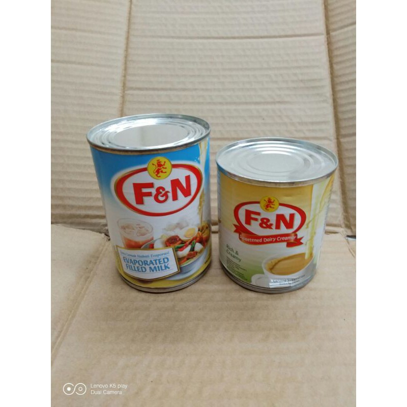 

susu cair dan kental F&N