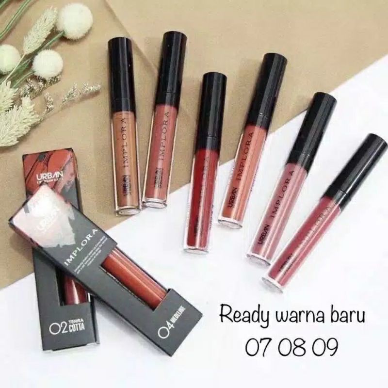 IMPLORA Urban Lip Cream Matte Original BPOM