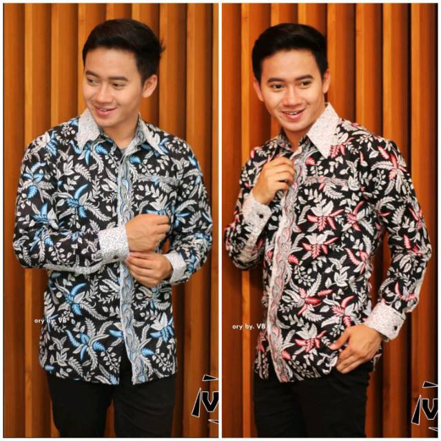 Batik pria lengan panjang